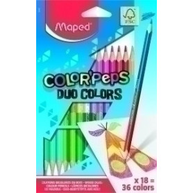 COMPRAR LAPICES COLOR MAPED COLOR"PEPS DUO es.18