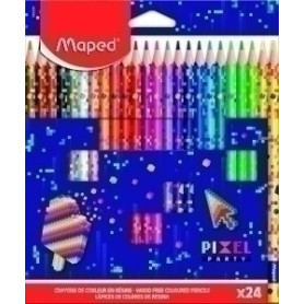 COMPRAR LAPICES COLOR MAPED PIXEL P. Est.24