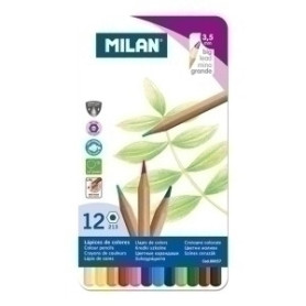 COMPRAR LAPICES COLOR MILAN HEX. CAJA METAL.12
