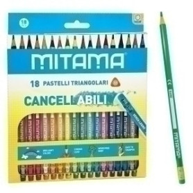 COMPRAR LAPICES COLOR MITAMA BORRABLES C/18