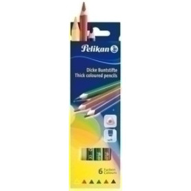 COMPRAR LAPICES COLOR PELIKAN TRIANGULAR est. 6