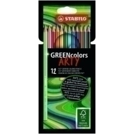 COMPRAR LAPICES COLOR STABILO GREEN COLOR C/12