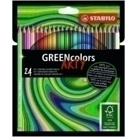 COMPRAR LAPICES COLOR STABILO GREEN COLOR C/24