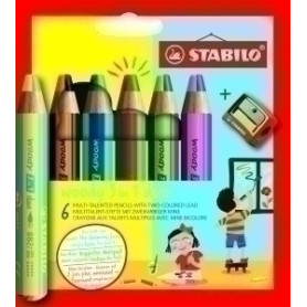 COMPRAR LAPICES COLOR STABILO WOODY 3 EN 1 E/6