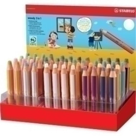 COMPRAR LAPICES COLOR STABILO WOODY 3 en 1 E/48