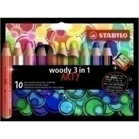 COMPRAR LAPICES COLOR STABILO WOODY ART.LIN E/10
