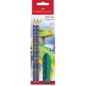COMPRAR LAPIZ FABER CASTELL HB DINOSAURIO  bl.2