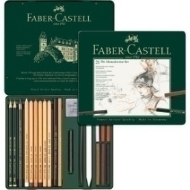 COMPRAR LAPIZ FABER PITT MONOCHROME est.METAL 21