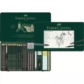 COMPRAR LAPIZ FABER PITT GRAFITO est.METAL 26