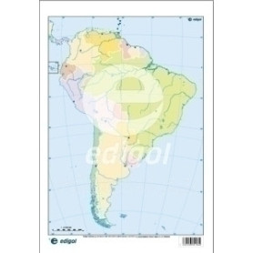 COMPRAR MAPA MUDO EDG.COLOR POLIT. AMERICA SUR