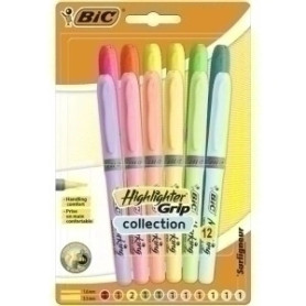 COMPRAR ROTUL.FLUOR BIC HIGHLIGHTER PASTEL B/12
