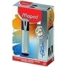 COMPRAR ROTUL. FLUOR MAPED GLITTER PLATA