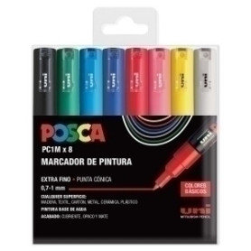 COMPRAR ROTUL.UNI-POSCA PC-1M BASIC E/8