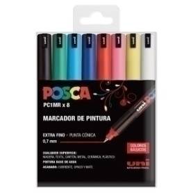 COMPRAR ROTUL.UNI-POSCA PC-1MR BASIC E/8