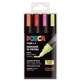 COMPRAR ROTUL.UNI-POSCA PC-5M FLUOR E/4