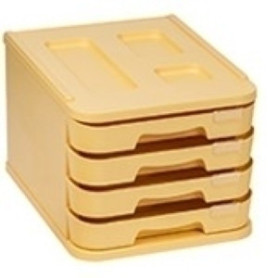 COMPRAR MODULO FAIBO 4 CAJONES AMARILLO PASTEL