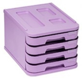 COMPRAR MODULO FAIBO 4 CAJONES VIOLETA PASTEL
