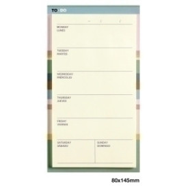 COMPRAR TACO NOTAS MR TO-DO SEMANALES