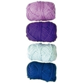 COMPRAR OVILLOS LANA NIEF.28gr.TONOS AZULES P/4