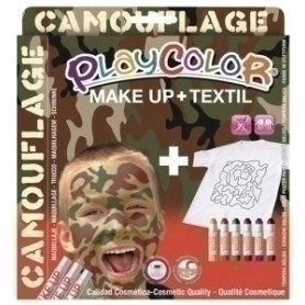 COMPRAR PACK PLAYCOLOR MAQUILL.+TEXTIL CAMOUFLAG