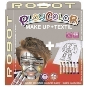 COMPRAR PACK PLAYCOLOR MAQUILL.+TEXTIL ROBOT