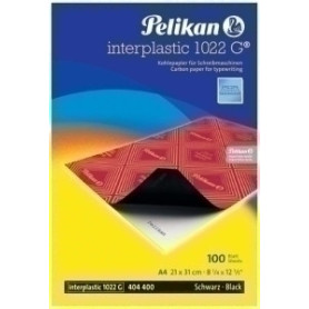 COMPRAR PAPEL CARBON INTERPLASTIC A4 cj.100 NEGR