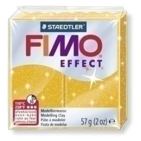 COMPRAR PASTA MODELAR FIMO EFFECT ORO PURPURINA