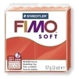 COMPRAR PASTA MODELAR FIMO SOFT ROJO INDIAN 57GR