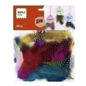 COMPRAR PLUMAS APLI 5-7 cm. SURTIDO B/30