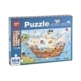 COMPRAR PUZZLE EDUCATIVO APLI OBSERV. BARCO P.