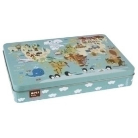 COMPRAR PUZZLE EDUCATIVO APLI KIDS MAPA MUNDI