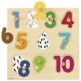 COMPRAR PUZZLE GOULA SILUETA NUMEROS 10 PIEZAS
