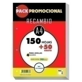 COMPRAR RECAMBIO PACSA A4 200h 90g 4 TAL. CD.4