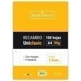 COMPRAR RECAMBIO PAPYRUS A4 100h 4 TAL.P2.5 C/M
