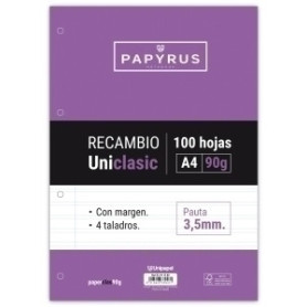 COMPRAR RECAMBIO PAPYRUS A4 100h 4 TAL.P3.5 C/M