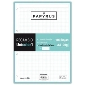 COMPRAR RECAMBIO PAPYRUS A4 100h 4 TAL.CD.5 MIN
