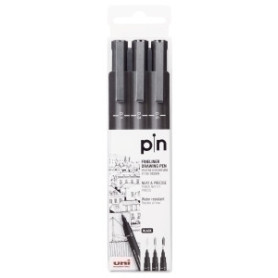 COMPRAR ROTUL.UNI PIN CALIBRADO NEGRO B/3