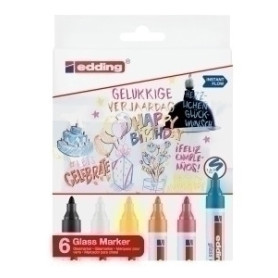 COMPRAR ROTUL.EDDING 95 PARA CRISTAL  P/6