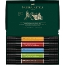 COMPRAR ROTUL.FABER C.PITT DUAL MARKER CAJ.5