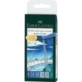 COMPRAR ROTULADOR FABER CASTELL PITT PEN B/6