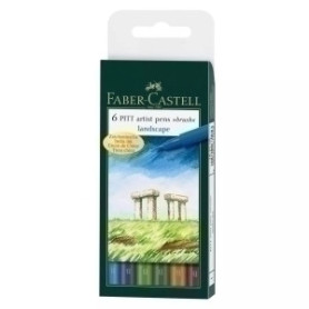 COMPRAR ROTULADOR FABER CASTELL PITT PEN B/6