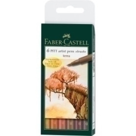 COMPRAR ROTULADOR FABER CASTELL PITT PEN B/6