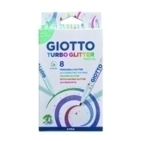 COMPRAR ROTUL.GIOTTO TURBO GLITTER PASTEL C/8