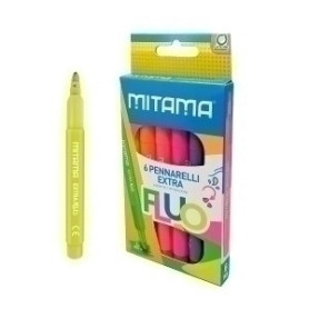 COMPRAR ROTULADOR MITAMA SUPER FLUO CAJA 6