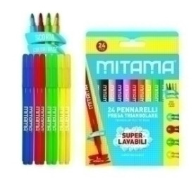 COMPRAR ROTULADOR MITAMA TRIANGULAR CAJA 24