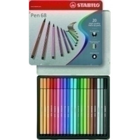 COMPRAR ROTUL.STABILO PEN 68 CAJA METALICA de 20