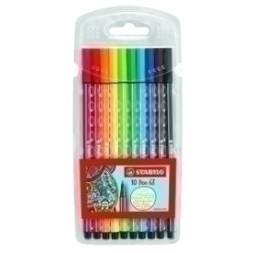 COMPRAR ROTUL.STABILO PEN 68 CAJA PLASTICO de 10