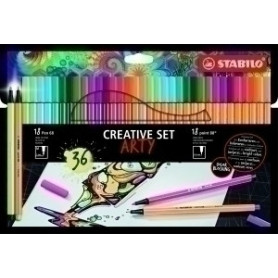 COMPRAR ROTUL.STABILO PEN 68&POINT 88 ARTY E/36