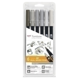 COMPRAR ROTULADOR TOMBOW DOBLE PUNTA PINC. EST 6