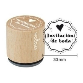 COMPRAR SELLO COLOP WOODIES INVITACION BODA 1